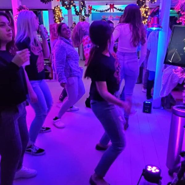 a group of people on a stage